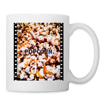 Popcorn - Tasse - Weiß - Rechts