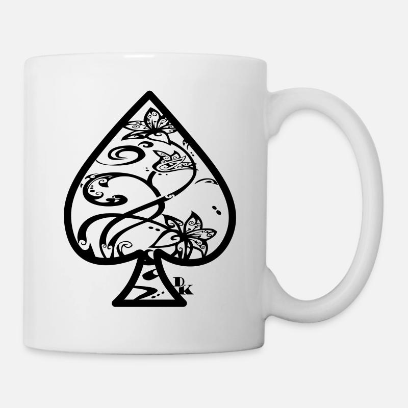 as de pique by dk - Mug blanc - blanc
