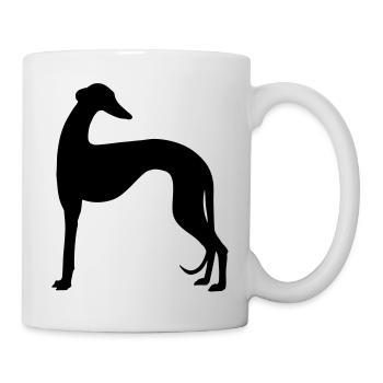 galgo shape2 - Mug blanc - blanc - Droite