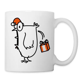 christmas chick christmas chicken - Mug - white - Right