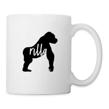 Gorilla - Tasse - Weiß - Rechts