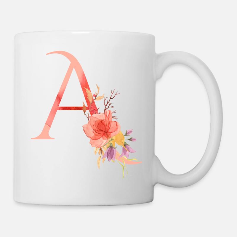 Letter a - Mug - white
