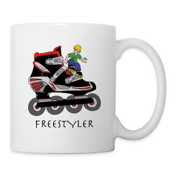 Roller fresstyler - Mug blanc - blanc - Droite