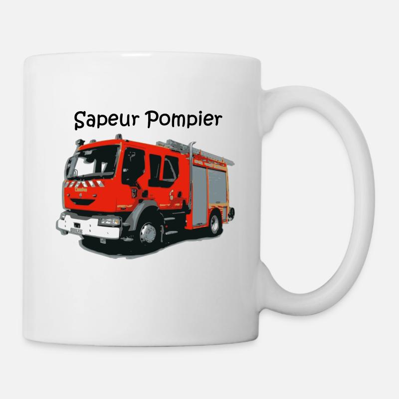 Fire truck - Mug - white