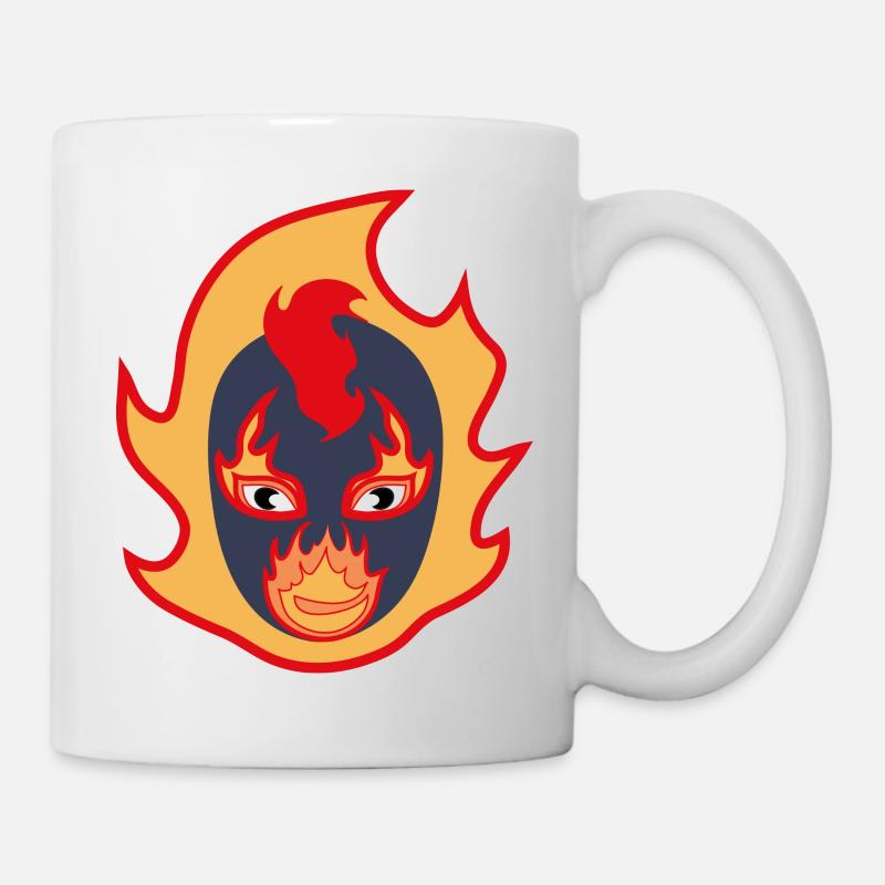 Fireball Boy - Tasse - Weiß