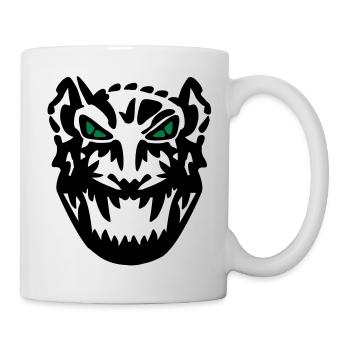 tiger_ear_vec_2 de - Tasse - Weiß - Rechts