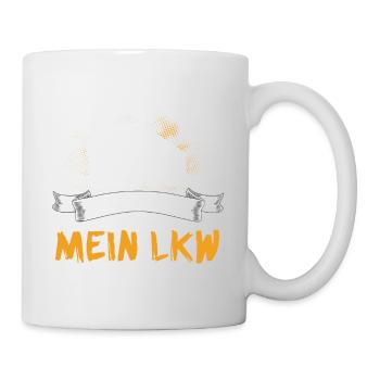 Lastwagen LKW Spedition Geschenk · ich muss weg - Tasse - Weiß - Rechts