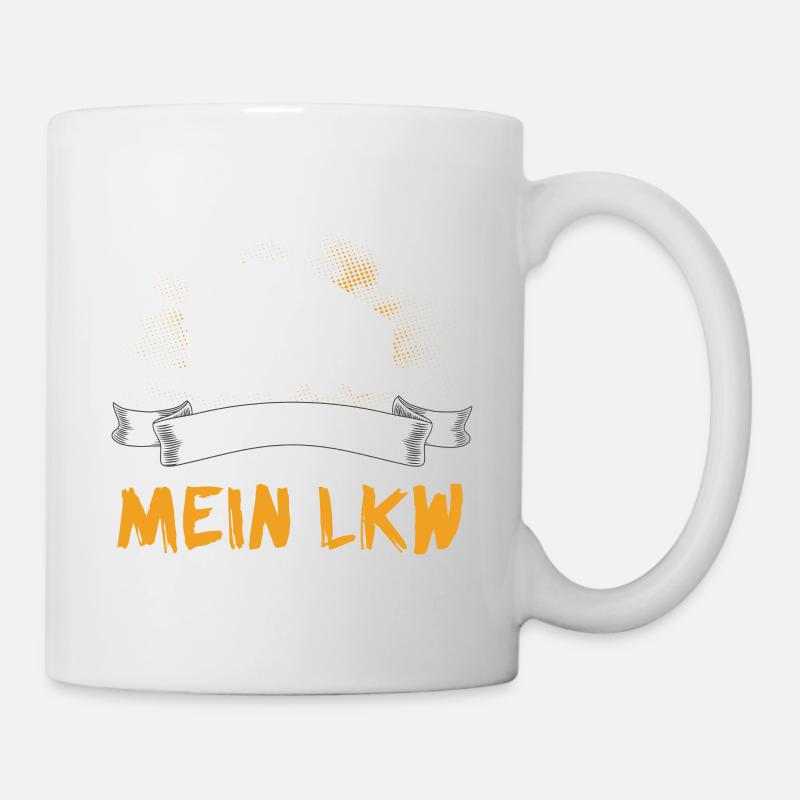 Lastwagen LKW Spedition Geschenk · ich muss weg - Tasse - Weiß