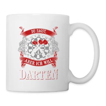 Fléchettes fléchettes osé chemise cadeau · je comprends - Mug blanc - blanc - Droite