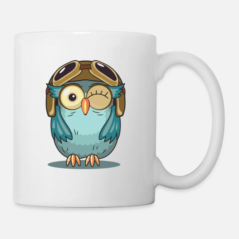 Flieger - Tasse - Weiß