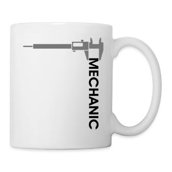 Mécanicien - Mug blanc - blanc - Droite