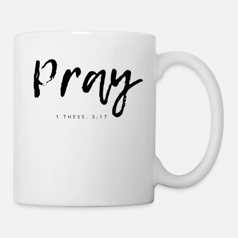 pray - Tasse - Weiß