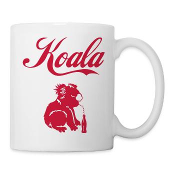 Koala - Tasse - Weiß - Rechts