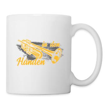 Trompeter Trompete Musiker Geschenk · Legenden - Tasse - Weiß - Rechts