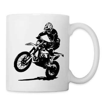 Enduro - offroad - motorcycle terrain sport - Mug - white - Right