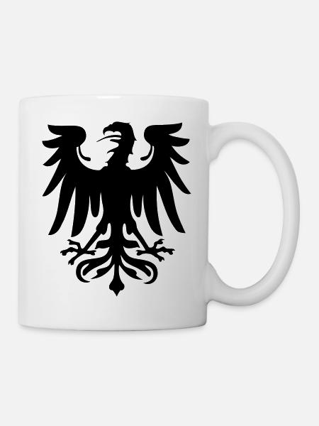 aigle symbole - Mug blanc - blanc