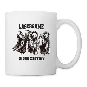 Lasergame is our Destiny - Tasse - Weiß - Rechts