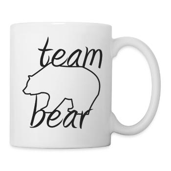 Ours d'équipe (Ours d'équipe) - Mug blanc - blanc - Droite