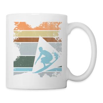 Surfer - Tasse - Weiß - Rechts