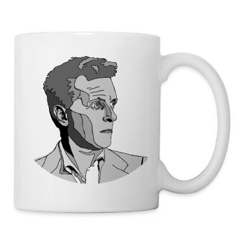 Ludwig Wittgenstein - Mug - white - Right