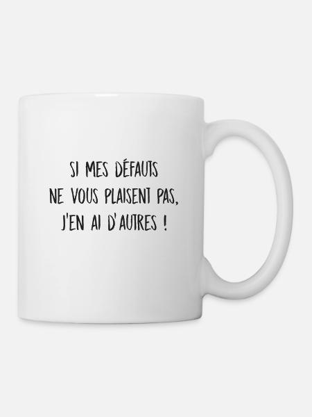 défauts maniac bavard - Mug blanc - blanc