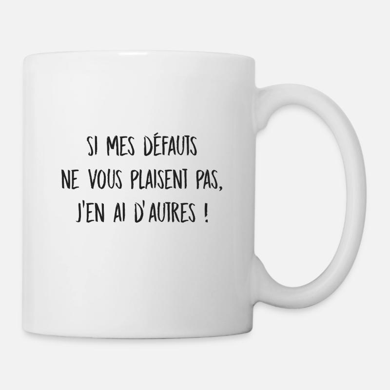 défauts maniac bavard - Mug blanc - blanc