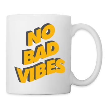 No Bad Vibes - Tasse - Weiß - Rechts