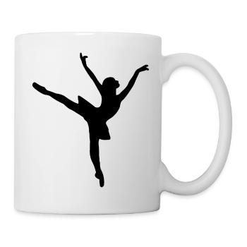 Woman dancing Classic Dance - Mug - white - Right