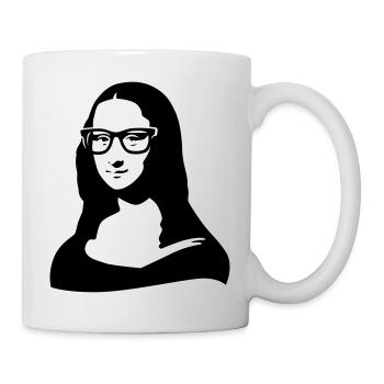 Mona Lisa-Das Geheimnis ihres Lächelns-neue Brille - Mug - white - Right