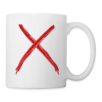 X cross - Mug - white - Right