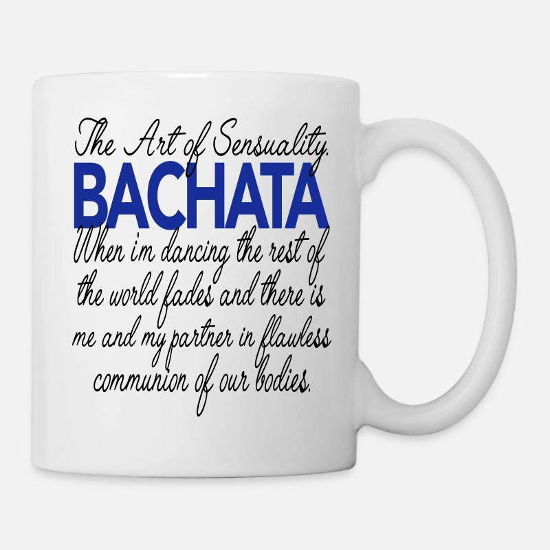 Bachata L'Art de la Sensualité. Chemise de danse bachata - Mug blanc - blanc