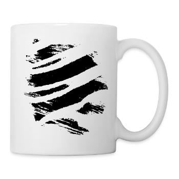 Motif de passage pour piétons - Mug blanc - blanc - Droite