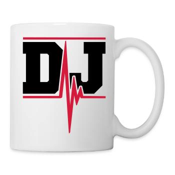 DJ Music Pulse - Tasse - Weiß - Rechts
