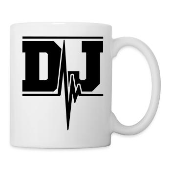 DJ Music Pulse - Tasse - Weiß - Rechts