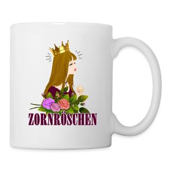 Zornröschen Dornröschen Prinzessin - Tasse - Weiß - Rechts