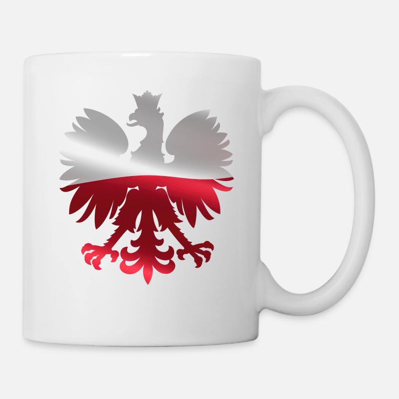 Polnischer Adler | Polen Polska Flagge Geschenk - Tasse - Weiß