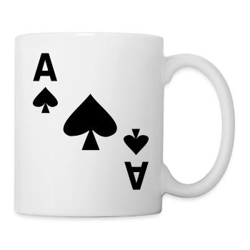 Card Game Card Ace of Spades - Mug - white - Right