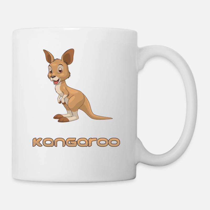 Kangaroo - Känguru - Tasse - Weiß