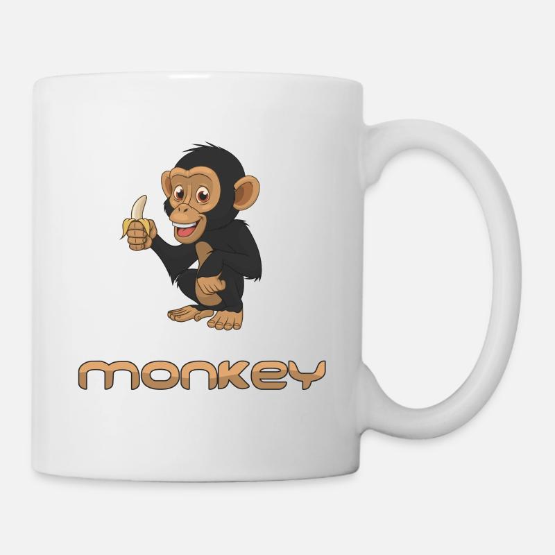 Singe - Singe - Mug blanc - blanc