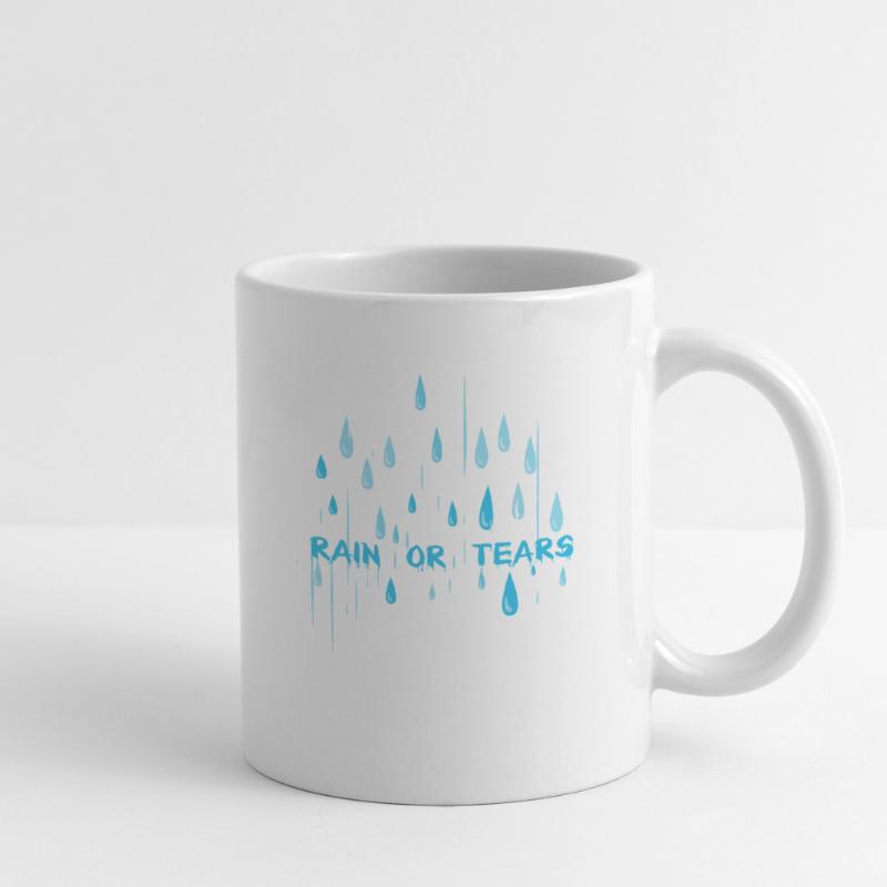Regen oder Tränen? Tasse
