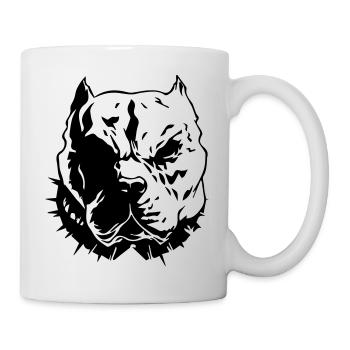 pitbull - Mug blanc - blanc - Droite