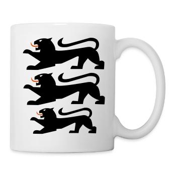 stauferlöwen - Tasse - Weiß - Rechts