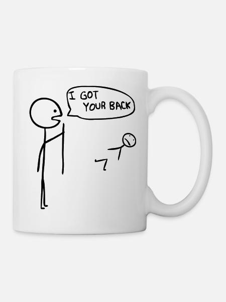 igotyourback - Mug - white