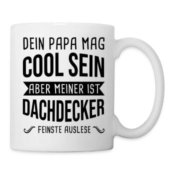 Roofer Your Dad Likes Cool His Roofing - Mug - white - Right