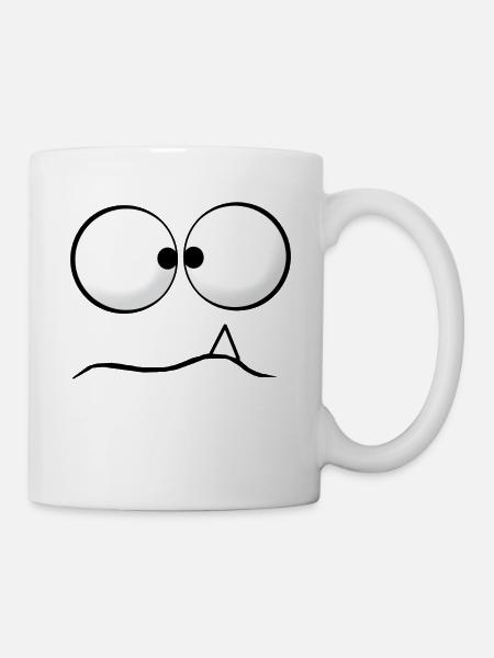 Komisches Monster - Tasse - Weiß