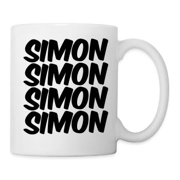 Simon Simon - Tasse - Weiß - Rechts