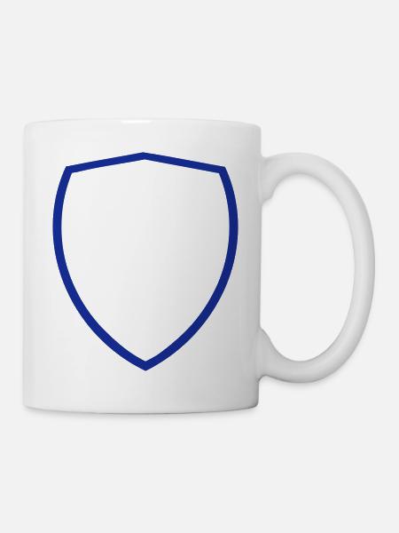 Wappen - Blanko - Tasse - Weiß