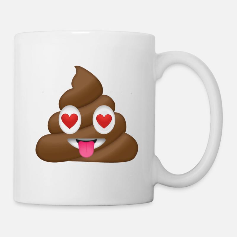 poop - Mug - white