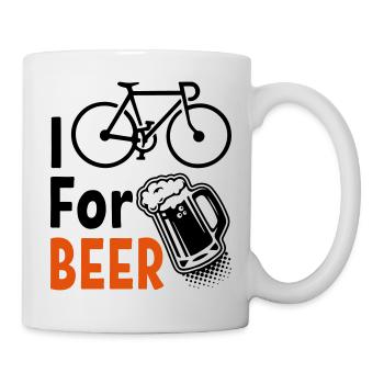 Bike For Beer - Mug - white - Right