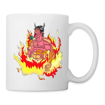 DEVIL'S CANDY HELL - SWEET TO SET THE WORLD ON FIRE - Mug - white - Right